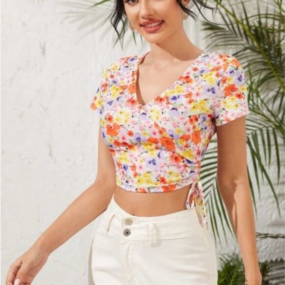 Surplus ruched crop top - Picture 1 of 8